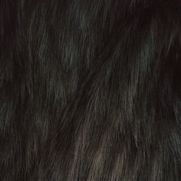 Say What ? Blue/Grey Combo Allover Faux Fur Vest - Picture 8 of 8